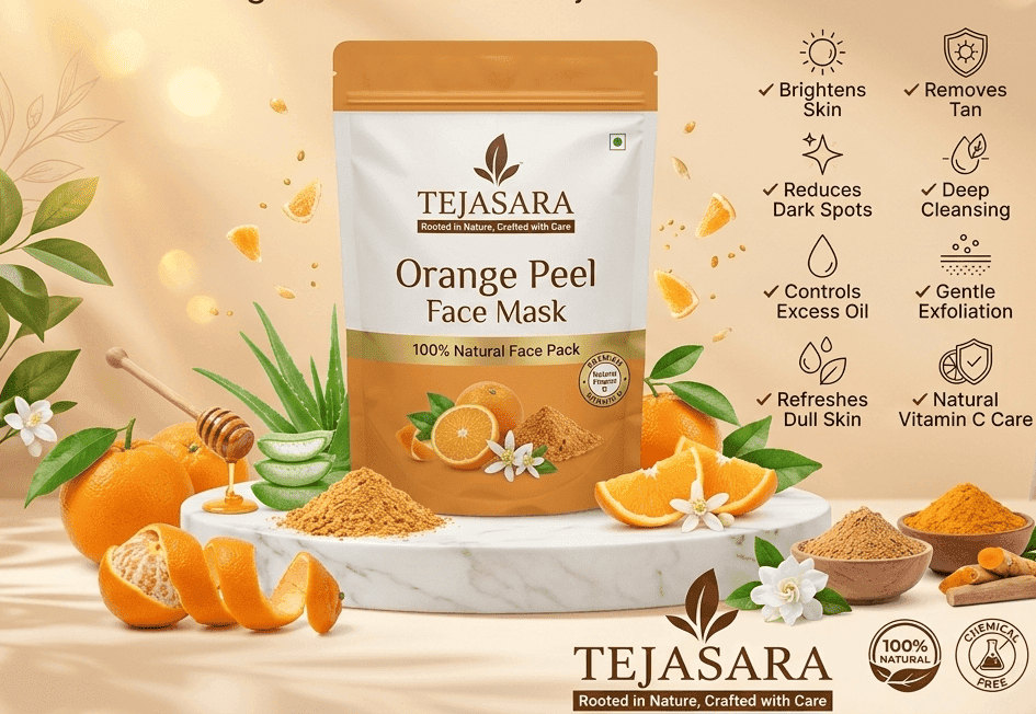 Orange Peel face mask